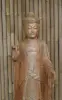 Product image 2 of the product “Standing buddha made from suar wood, 150cm Height ”
